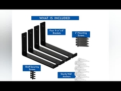 L supporti per scaffali a parete galleggianti