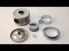 Fabbrica di metallo ISO disegno profondo personalizzato # 6 # 8 # 10 # 12 taglia completa porta giacche in alluminio disegno profondo