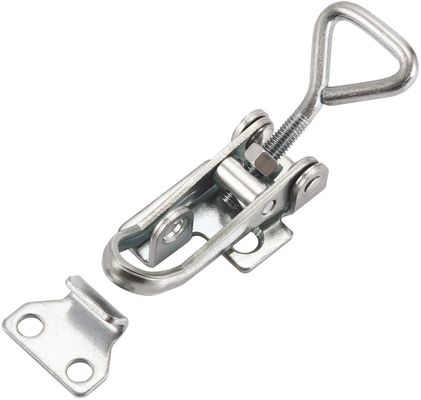 qualità  4006 Spring Toggle Clamp Latch Hasp Mild Stainless Steel For Tool Box Door Window fabbrica