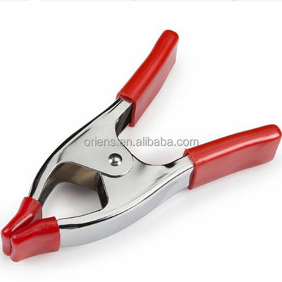 qualità  Metal Spring Clip Clamps 2 4 6 Inch Spring Tent Crocodile Clamp Pointed Mouth Electrician fabbrica