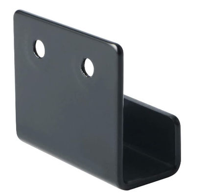 Stampaggio in polvere nera di acciaio metallo U forma porta di barricata supporti personalizzati