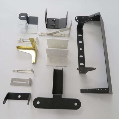 ODM OEM Custom Metal Bracket Acciaio inossidabile Alluminio Rivestimento nero