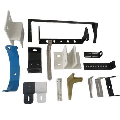 ODM OEM Custom Metal Bracket Acciaio inossidabile Alluminio Rivestimento nero
