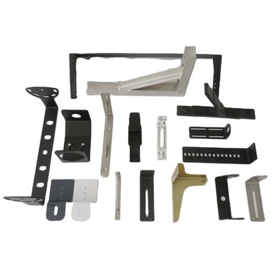 ODM OEM Custom Metal Bracket Acciaio inossidabile Alluminio Rivestimento nero