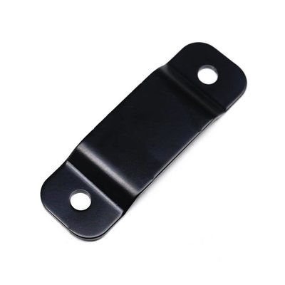 Clip per bracket Parti di stampaggio in metallo personalizzate Montaggio supporto di rivestimento nero