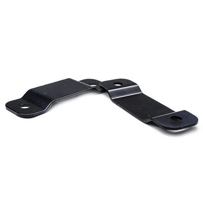 Clip per bracket Parti di stampaggio in metallo personalizzate Montaggio supporto di rivestimento nero