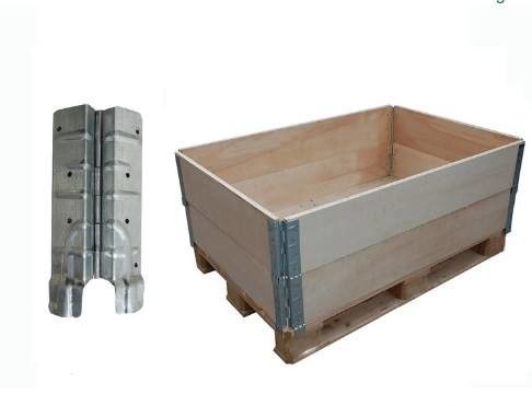 220 80 1,2 mm di lamiera di metallo leggero di acciaio per il collare Cerniera di acciaio galvanizzato di lamiera di legno per il collare dei pallet