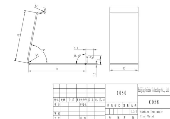 ODM OEM Acciaio Cassa Clip Riutilizzabile Metal Snap Clip Spring Acciaio compensato Box Clip
