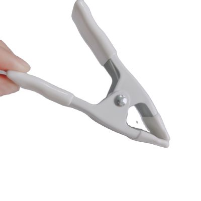2 4 6 9 pollici Mini Piccole Clampe a molla di metallo Tipo Clampada abito da sposa Bianco