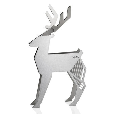 OEM Parti metalliche personalizzate di lamiera Taglio laser personalizzato Curvatura di ottone Origami Scultura di toro Arte metallica moderna