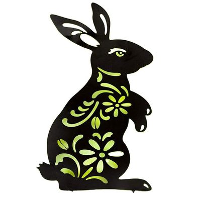 Taglio laser su misura Parti metalliche Taglio laser metallo Animali Gallo Giardino Silhouette Giardino Arte Giardino