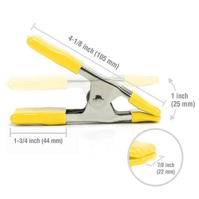 2/4/6 Inch Spring Clip Multifunzione Woodworking Clamps Una clip di molla di metallo