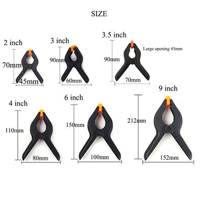 Clampe di plastica da 6" Clampe a molla modello PL06 per attrezzi per la lavorazione del legno