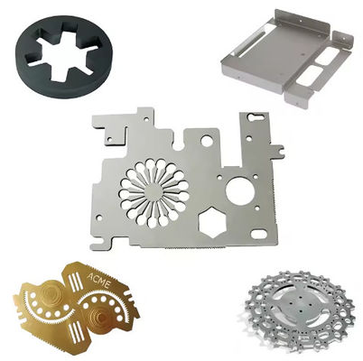 Qualità garantita Parti di alluminio tagliate al laser La lavorazione CNC di fogli di alluminio tagliati al laser Parti metalliche