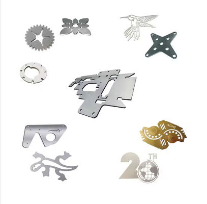 Qualità garantita Parti di alluminio tagliate al laser La lavorazione CNC di fogli di alluminio tagliati al laser Parti metalliche