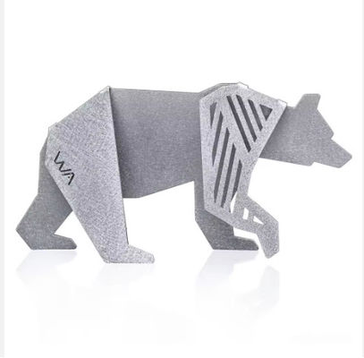 Servizio di taglio laser Logo personalizzato Forma animale semplice e elegante