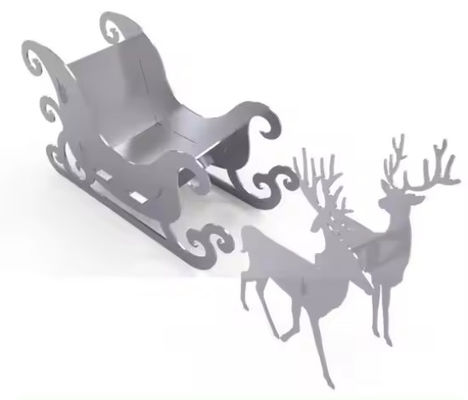 Servizio di taglio laser Logo personalizzato Forma animale semplice e elegante