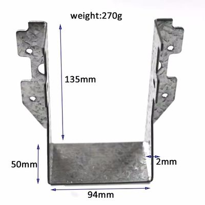 Bracket per carichi pesanti personalizzato, in acciaio inossidabile moderno, resistente alla corrosione, perforazione del metallo, supporto per le trecce di stampaggio