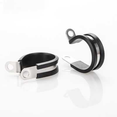 Clampe per tubi di gomma di acciaio inossidabile INOX 304 resistente R tipi di tubature Clampe per tubi a chiusura rapida