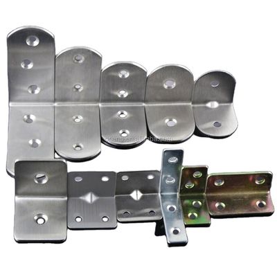 Parete montato angolo supporto in acciaio inossidabile metallo supporto angolo per legno