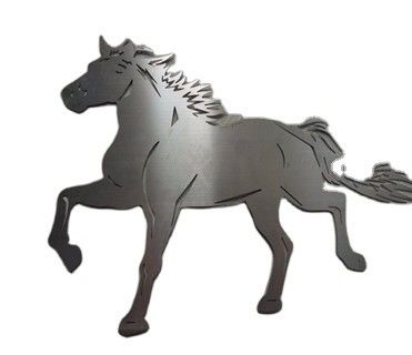 OEM Parti di taglio laser in acciaio inossidabile su misura per la decorazione di giardini con servizio di piegatura del taglio laser a forma di animale