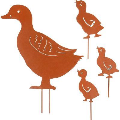 OEM Parti di taglio laser in alluminio su misura per l'arte del giardino Forme di animali foglio di metallo Parti di taglio laser foglio di metallo Fabbricazione