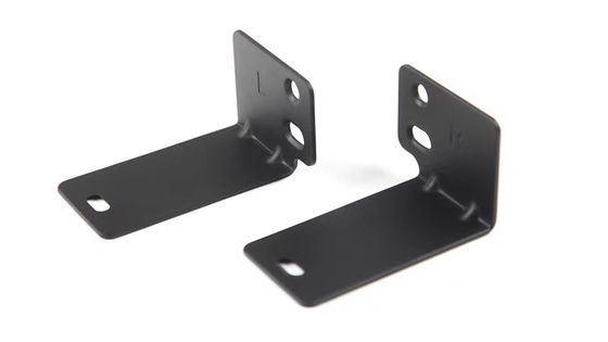Piccole staffe in acciaio inossidabile bracciale ad angolo retto piegata tipo L bracciale per mobili bracciale per angoli neri in fabbricazione di lamiere