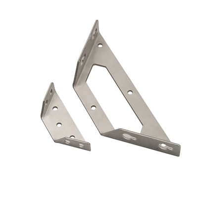 OEM Parti stampate in metallo in alluminio su misura Rivestimento in polvere Fabbricazione di lamiere di supporto finite