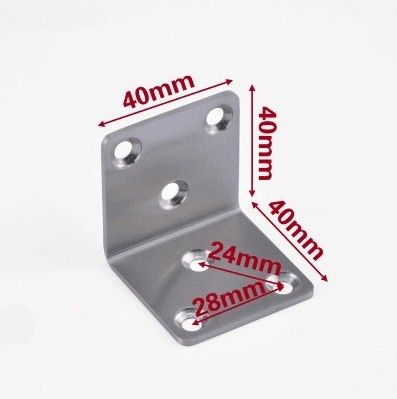 OEM ODM customisato in acciaio inossidabile in acciaio laminato a freddo angolo di metallo supporto di ferro portabraccia angolo