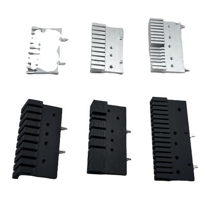Fabbricazione di lamiere di metallo Profilo di alluminio personalizzato Scafo termico CNC di lavorazione Radiatore di estrusione di alluminio