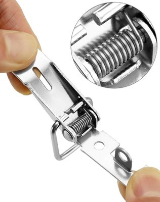 Acciaio inossidabile 304 Toggle Latch Nickel Plated Zinc Finish Spring Loaded Box Clamp Lock Hardware