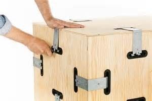 Clips per cassette di stampaggio in lamiera di metallo OEM Clips a molla per fissare scatole di legno Clips riutilizzabili e durevoli