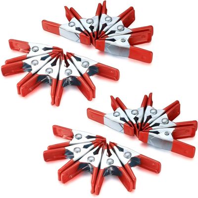 Al dettaglio utensile fai da te 2 pollici di tipo A Acciaio Clampada di molla Maniglia di gomma Clampadine di molla leggera