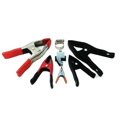 2 pollici 4 pollici 6 pollici di acciaio Clamps di molla Tenda Bianco una forma Spring Camp Clamping di chiusura rapida per abiti da sposa e tenda