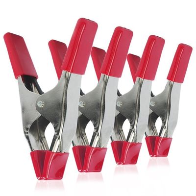 2 pollici 4 pollici 6 pollici di acciaio Clamps di molla Tenda Bianco una forma Spring Camp Clamping di chiusura rapida per abiti da sposa e tenda