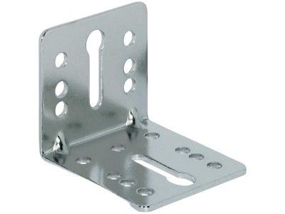 Sosta per angolo a forma di L a singola faccia per metallo galvanizzato per costruzioni in legno