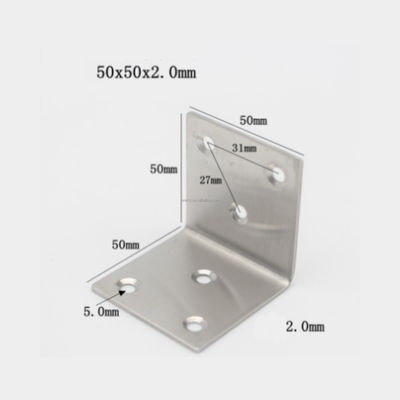 Connettore in legno di acciaio galvanizzato su misura Hardware Metal Decorative L Bracket For Timber