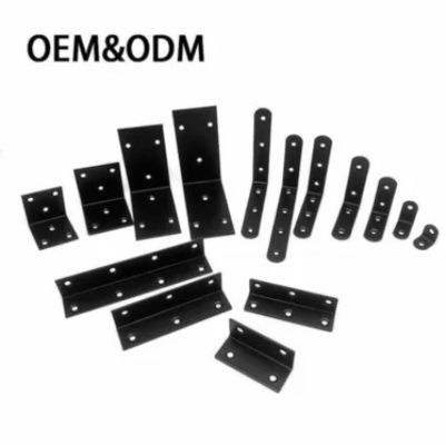 Connettore in legno di acciaio galvanizzato su misura Hardware Metal Decorative L Bracket For Timber